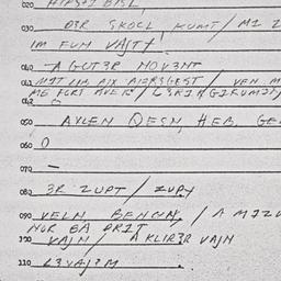 Eastern questionnaire, answ...