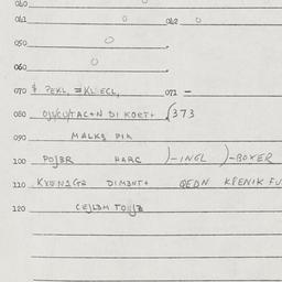 Eastern questionnaire, answ...