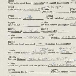 Western questionnaire, answ...
