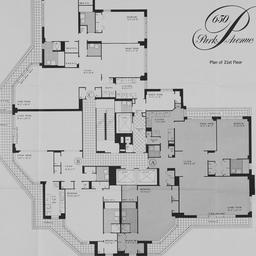 650 Park Avenue, Plan Of 21...