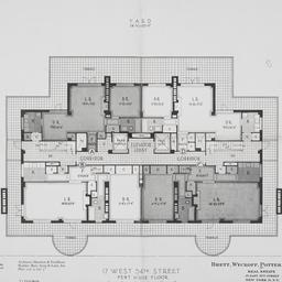 17 W. 54 Street, Pent House...