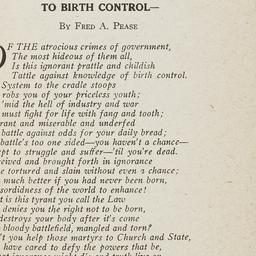 To Birth Control