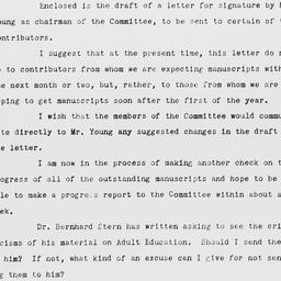Memorandum from Samuel A. S...