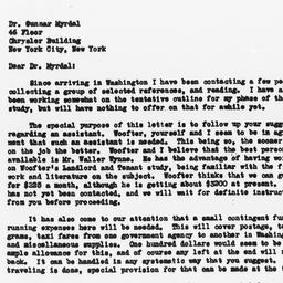 Letter from T.C. McCormick ...