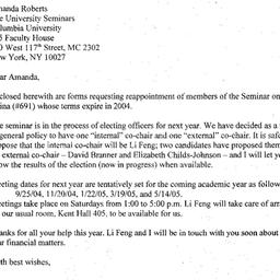 Correspondence, 2005-05-21....