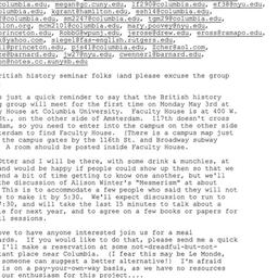 Announcements, 2004-05-03. ...