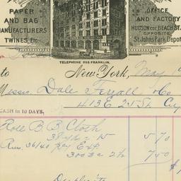 Elsas Paper Co. bill or rec...