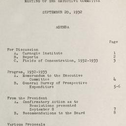 Executive Committee Meeting