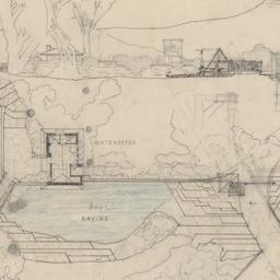 Site plan, elevation [recto]