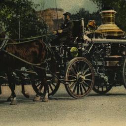 Fire Engine on Parade, N. Y...