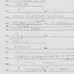 Eastern questionnaire, answ...