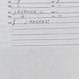 Eastern questionnaire, answ...