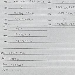 Eastern questionnaire, answ...