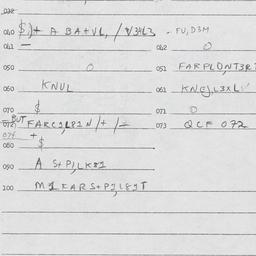Eastern questionnaire, answ...