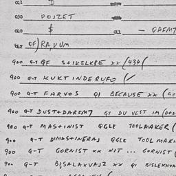 Eastern questionnaire, answ...