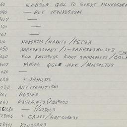 Western questionnaire, answ...