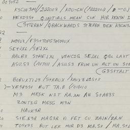 Western questionnaire, answ...