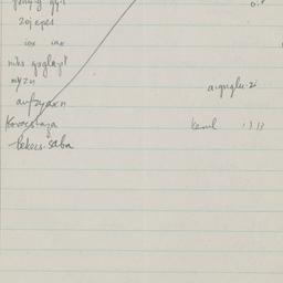 Eastern questionnaire, blue...