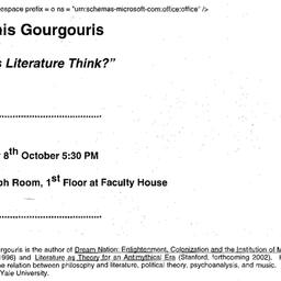 Announcements, 2001-10-08. ...