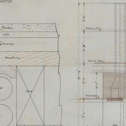 Framing section, elevation,...