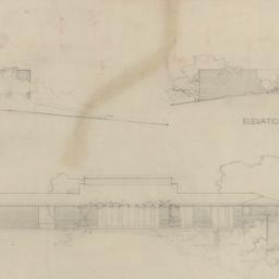 West, east, south elevations