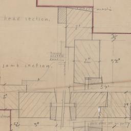 Full size door framing detail