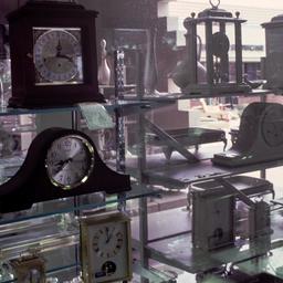 Inside/outside clock display.