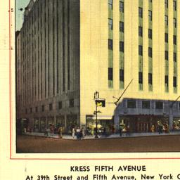 Kress Fifth Avenue at 39th ...