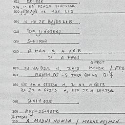 Eastern questionnaire, answ...