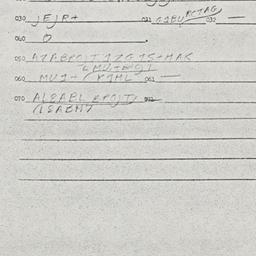 Eastern questionnaire, answ...