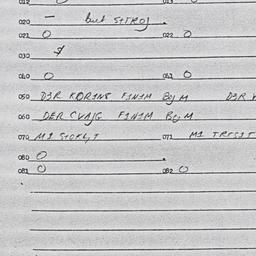 Eastern questionnaire, answ...