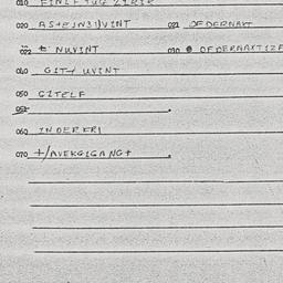 Eastern questionnaire, answ...