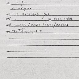 Eastern questionnaire, answ...
