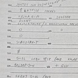 Eastern questionnaire, answ...