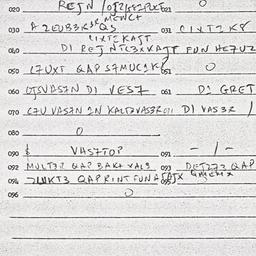 Eastern questionnaire, answ...