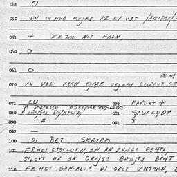 Eastern questionnaire, answ...