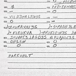 Eastern questionnaire, answ...