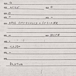 Eastern questionnaire, answ...