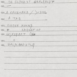 Eastern questionnaire, answ...