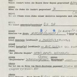 Western questionnaire, answ...