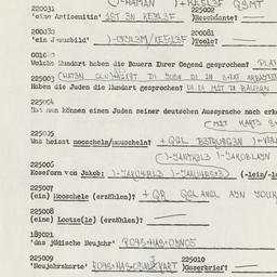 Western questionnaire, answ...