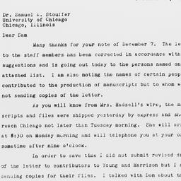 Letter from Charles Dollard...