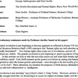 Minutes, 2001-01-30. Human ...