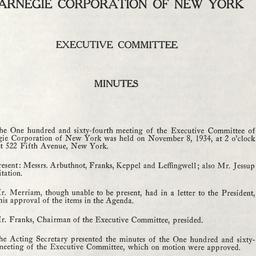 Executive Committee Meeting