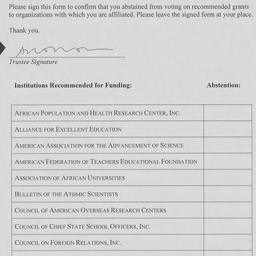 Board of Trustees - The Opp...