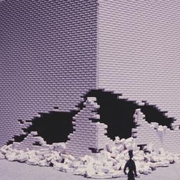 Model, exterior view, detai...