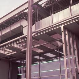 Exterior view, detail of du...