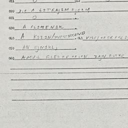 Eastern questionnaire, answ...