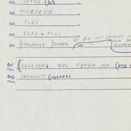 Eastern questionnaire, answ...