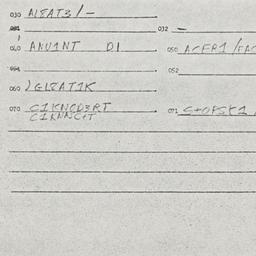Eastern questionnaire, answ...